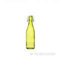 ماء زجاجة تخزين ملون أو أكواب زجاجة عصير